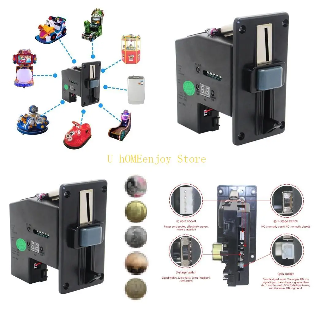 B0KF Multi Coin Acceptor Electronic Roll Down Coin Acceptor Selector Mechanism Vend
B0KF Multi Coin Acceptor Electronic Roll Down Coin Acceptor Selector Mechanism Vend
