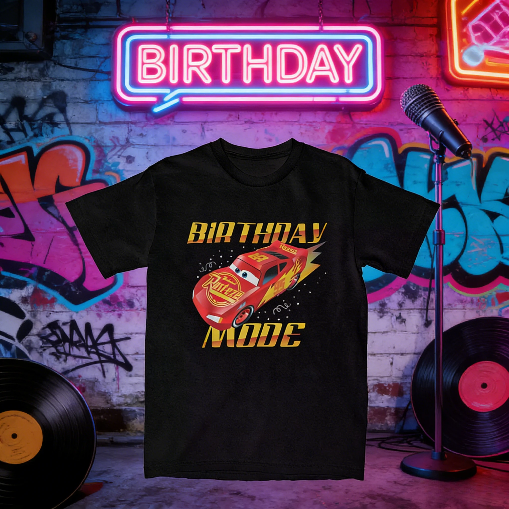 Disney Summer Lightning McQueen 100% Pure Cotton Printed T-shirt for Men and Women, A Fashionable and Retro Graphic Cute Top
Disney Summer Lightning McQueen 100% Pure Cotton Printed T-shirt for Men and Women, A Fashionable and Retro Graphic Cute Top