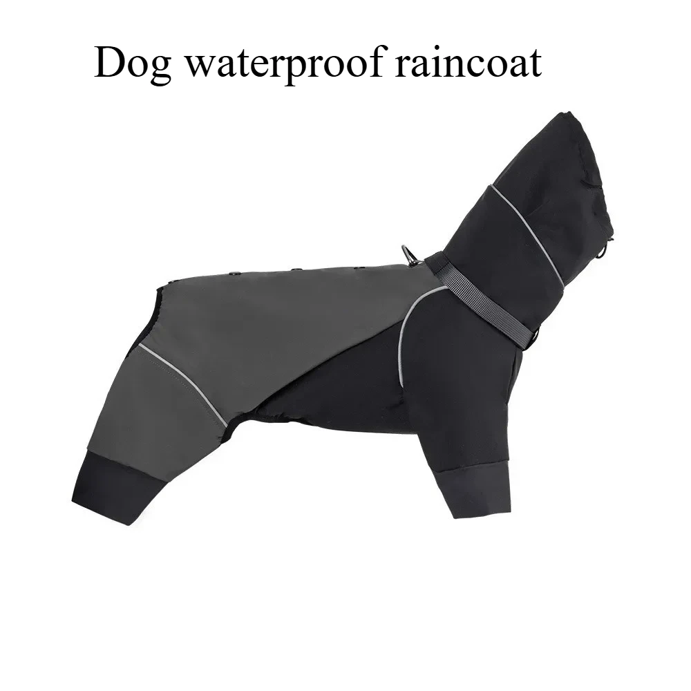 Dog waterproof raincoat covering four feet, reflective adjustable travel jacket, lightweight breathable, small medium big dogs
Dog waterproof raincoat covering four feet, reflective adjustable travel jacket, lightweight breathable, small medium big dogs