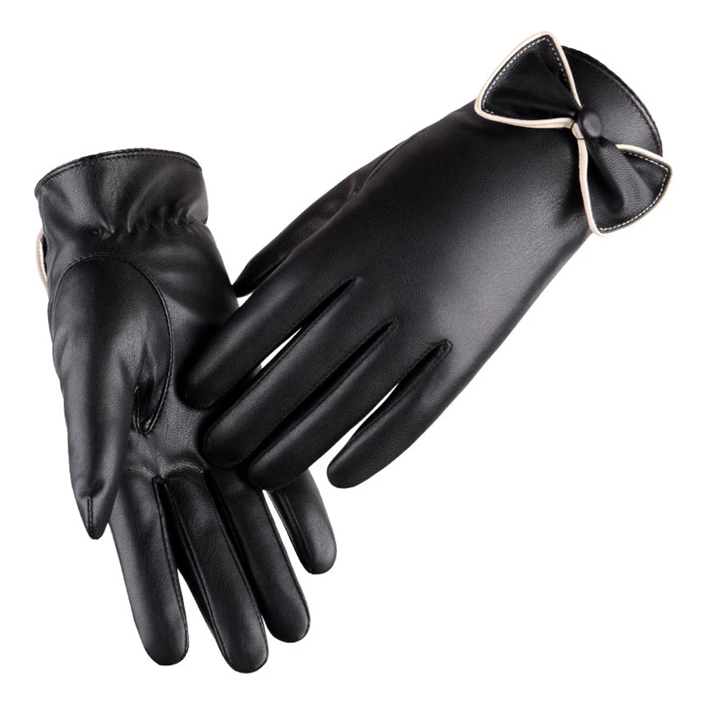 Screen Gloves Interior Windproof Free Size PU Women Thicken Anti Slip Elegant Design
Screen Gloves Interior Windproof Free Size PU Women Thicken Anti Slip Elegant Design