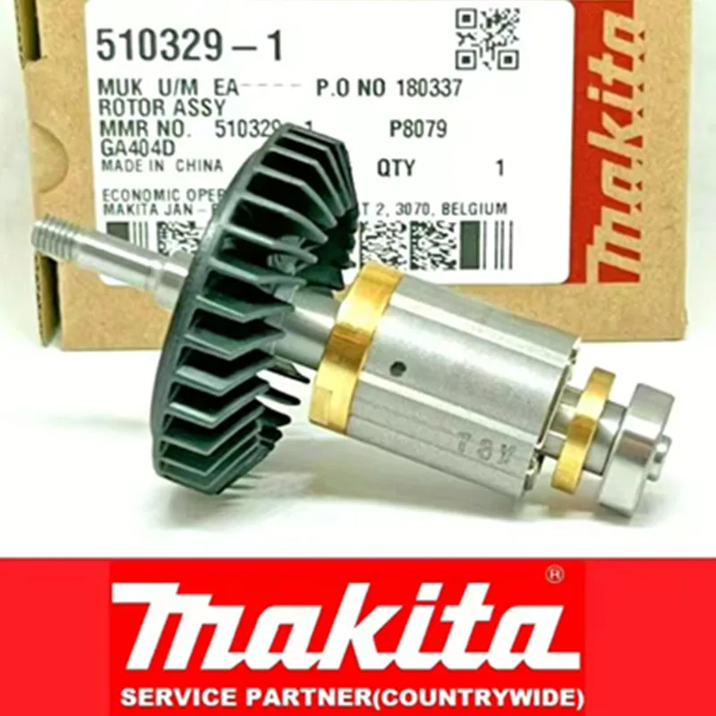 Armature Rotor 510329-1 For Makita DGA512 DGA517 DGA518 DGA506 DGA508 DGA511 GA404D DSC250
Armature Rotor 510329-1 For Makita DGA512 DGA517 DGA518 DGA506 DGA508 DGA511 GA404D DSC250