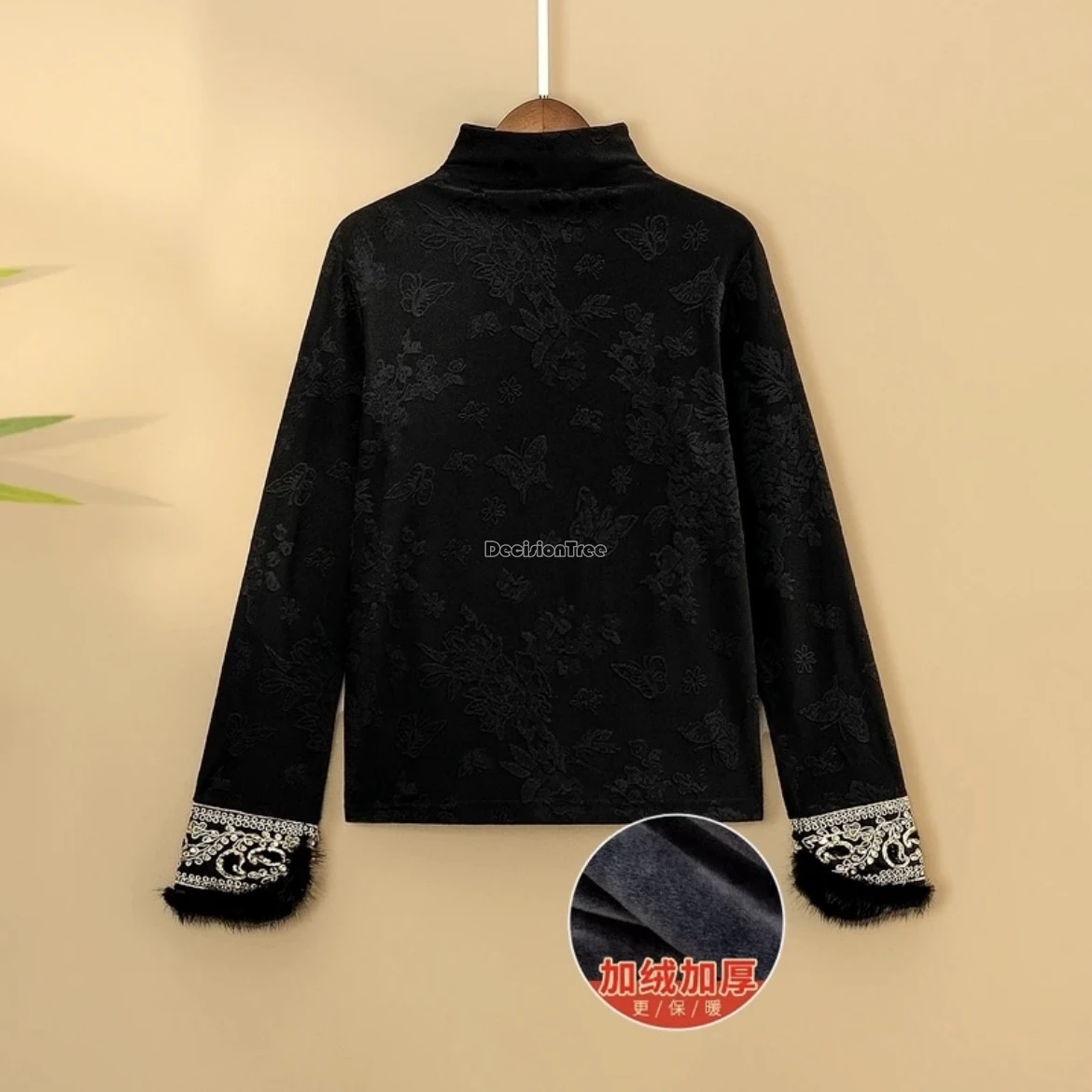 2025 winter new chinese national style women high-neck embroidered long sleeve t-shirt thickened fleece base tang suit blouse
2025 winter new chinese national style women high-neck embroidered long sleeve t-shirt thickened fleece base tang suit blouse
