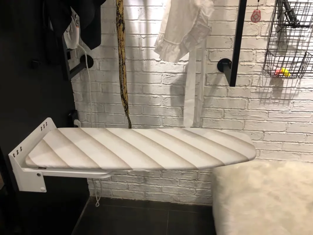 Wall-mounted folding wardrobe Cabinet ironing board Hidden ironing board Electric iron rack Push-pull damping ironing
Wall-mounted folding wardrobe Cabinet ironing board Hidden ironing board Electric iron rack Push-pull damping ironing