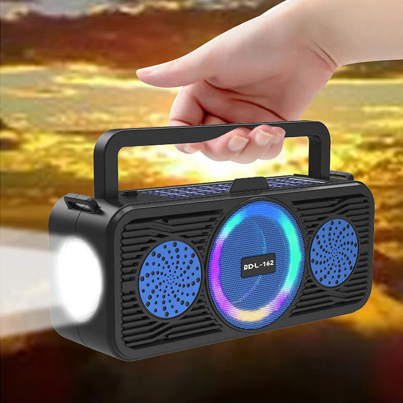 Outdoor Speaker Bluetooth Portable Lighting FM Radio Multi-function Stall USB Disk Wireless Card Small Speaker Portable
Outdoor Speaker Bluetooth Portable Lighting FM Radio Multi-function Stall USB Disk Wireless Card Small Speaker Portable