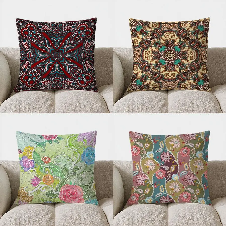 Home Decor Exquisite Geometric Ethnic Pattern Throw Pillow Pattern Cushion Cover Suitable for Sofa Bedroom Car Pillow Cover
Home Decor Exquisite Geometric Ethnic Pattern Throw Pillow Pattern Cushion Cover Suitable for Sofa Bedroom Car Pillow Cover