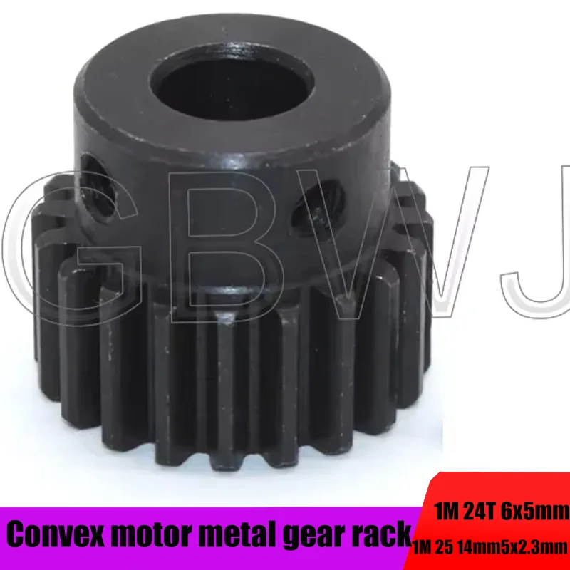 1Pcs Module 1 Motor Gear 1M-24T/25T #Carbon Steel Material Blackening Spur Gear Bore Size 6/8/10/12/14mm
1Pcs Module 1 Motor Gear 1M-24T/25T #Carbon Steel Material Blackening Spur Gear Bore Size 6/8/10/12/14mm