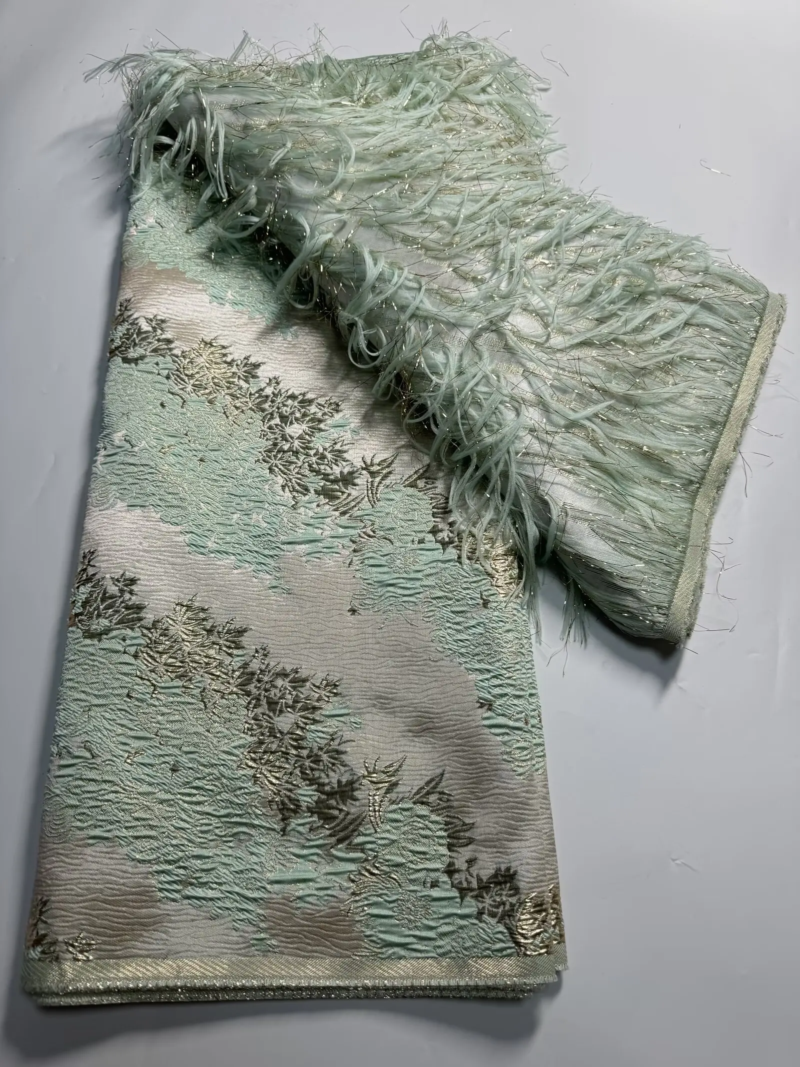 Wedding Lace Fabric With Feather Design African French Lace Organza Farics For Women Dress Newest, 5 Yards, 2025 Jacquard Silk
Wedding Lace Fabric With Feather Design African French Lace Organza Farics For Women Dress Newest, 5 Yards, 2025 Jacquard Silk