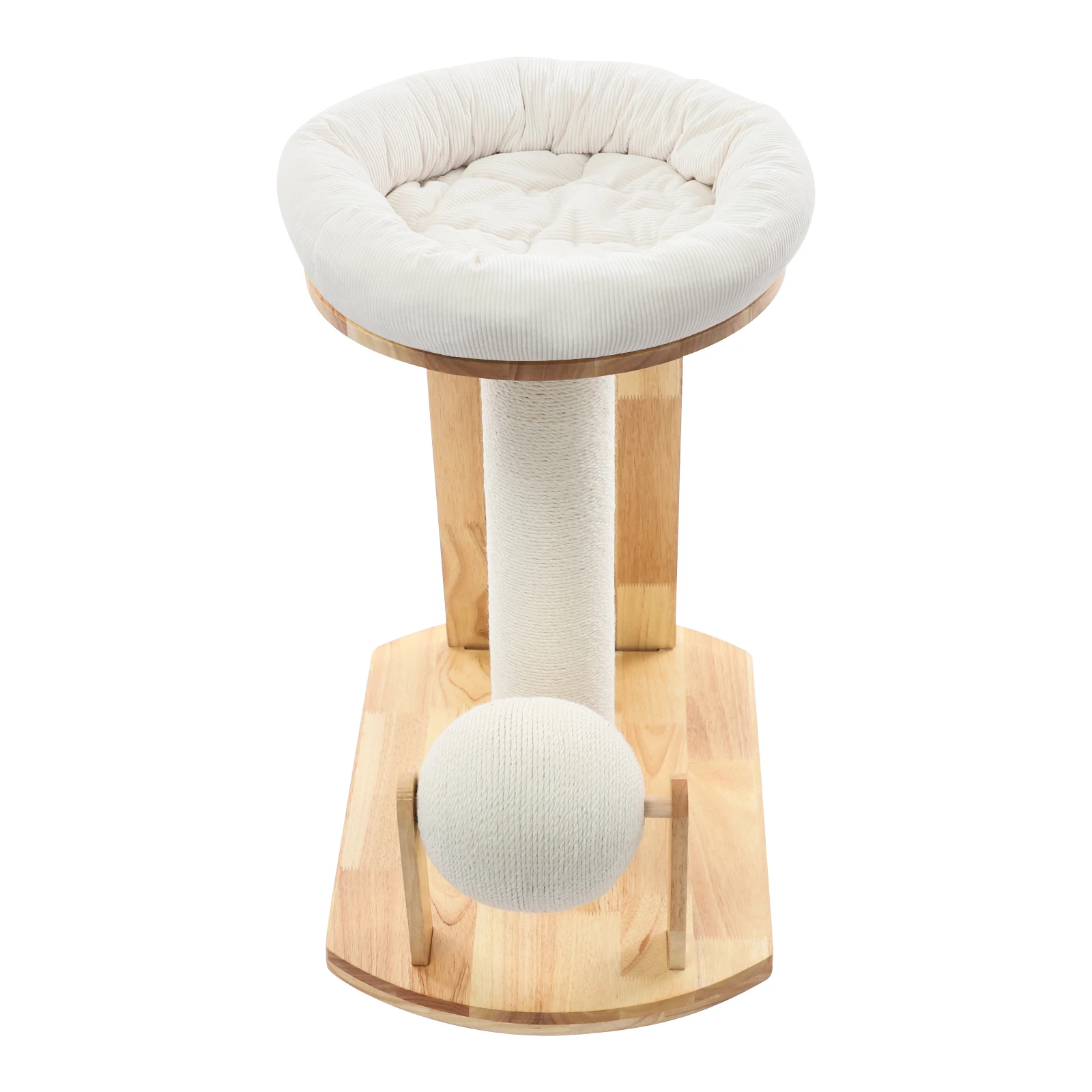 Wood Cat Tree, Cat Scratching Climbing Tower Comfortable Cat Bed for Indoor Cats 60*40*72cm with Space Capsule, Scratching Pad
Wood Cat Tree, Cat Scratching Climbing Tower Comfortable Cat Bed for Indoor Cats 60*40*72cm with Space Capsule, Scratching Pad