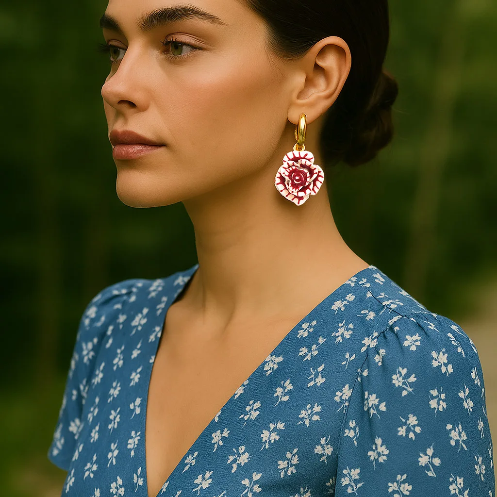 ZAA Elegant Women Jewelry Trend Enameled Flower Heart Drop Earrings 4pcs Sets Charm Prom Party Accessories Fashion Girl Gifts
ZAA Elegant Women Jewelry Trend Enameled Flower Heart Drop Earrings 4pcs Sets Charm Prom Party Accessories Fashion Girl Gifts