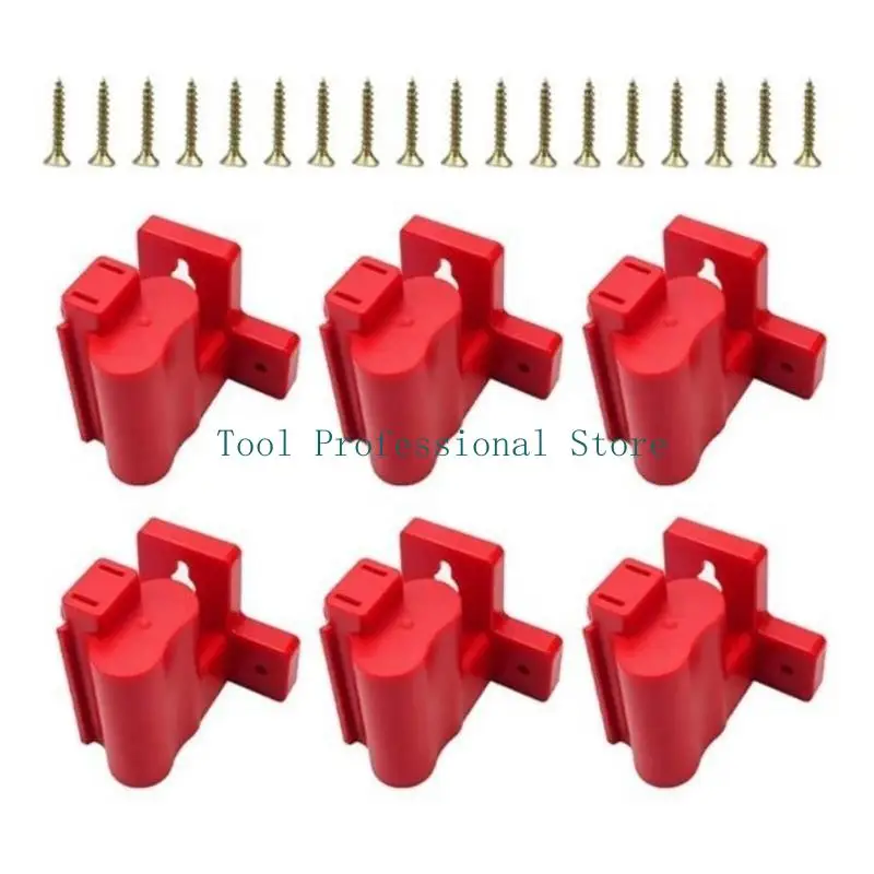 57QF 6Pcs Tool Holder Mount for 12V Drill Tool Hanger Plastic Electric Tool Battery Dock Holder Power Tool Organizers
57QF 6Pcs Tool Holder Mount for 12V Drill Tool Hanger Plastic Electric Tool Battery Dock Holder Power Tool Organizers