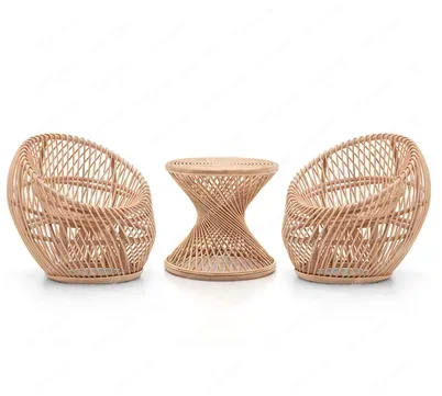 Natural Rattan Chair Leisure Chair Bed & Breakfast Balcony Real Rattan Couch Three-Piece Set
Natural Rattan Chair Leisure Chair Bed & Breakfast Balcony Real Rattan Couch Three-Piece Set
