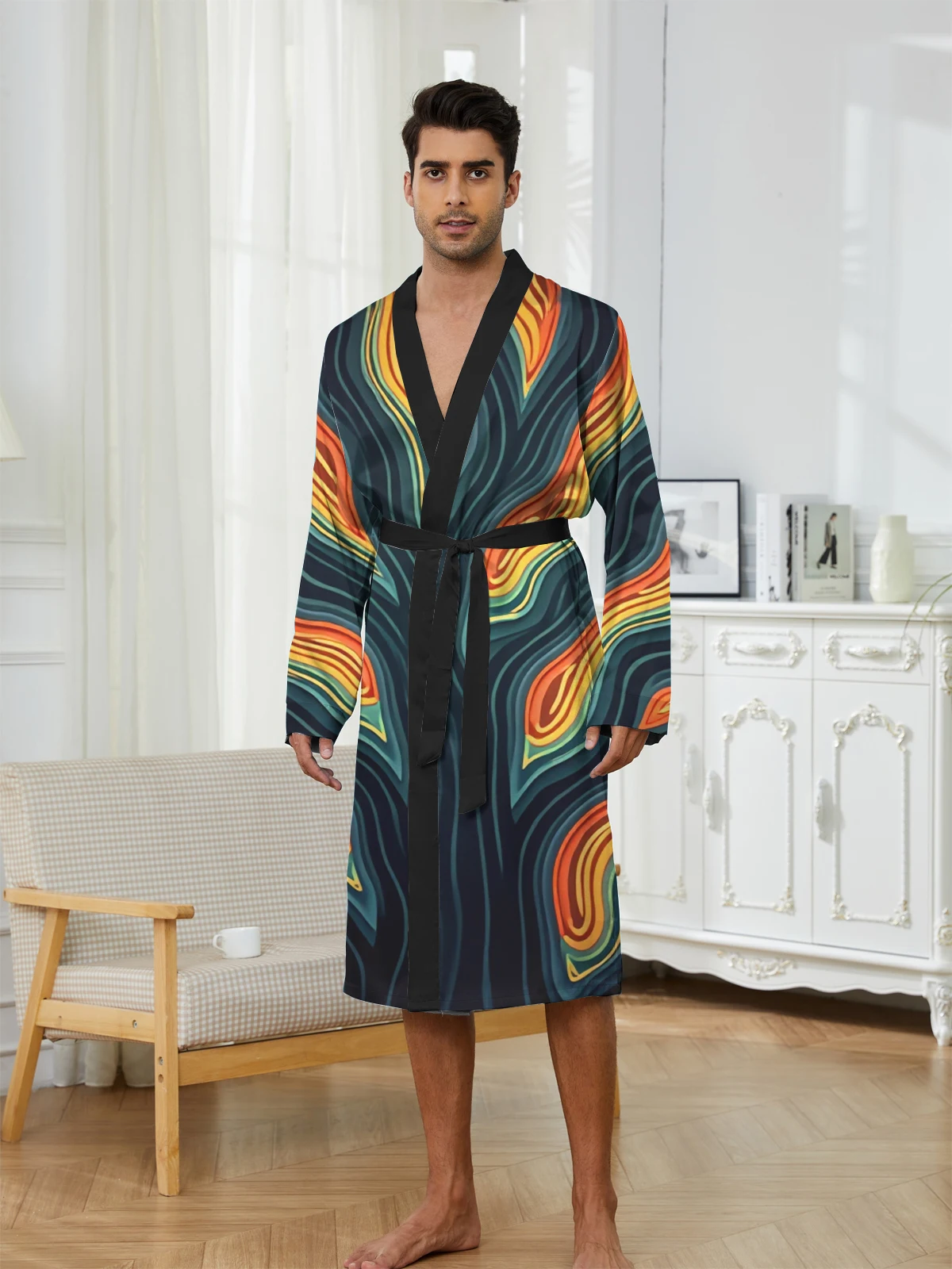 1pcs Men's Robes 2026 Spring/Summer 3D Printed Sleepwear Graphic Breathable robe Bathrobe man Funny pajamas Sleepwear
1pcs Men's Robes 2026 Spring/Summer 3D Printed Sleepwear Graphic Breathable robe Bathrobe man Funny pajamas Sleepwear
