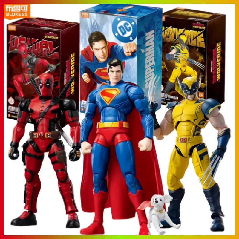Коллекционные фигурки Blokees: Marvel Deadpool, Wolverine и DC Superman Champion Class — сборные модели, ограниченная серия
Коллекционные фигурки Blokees: Marvel Deadpool, Wolverine и DC Superman Champion Class — сборные модели, ограниченная серия
