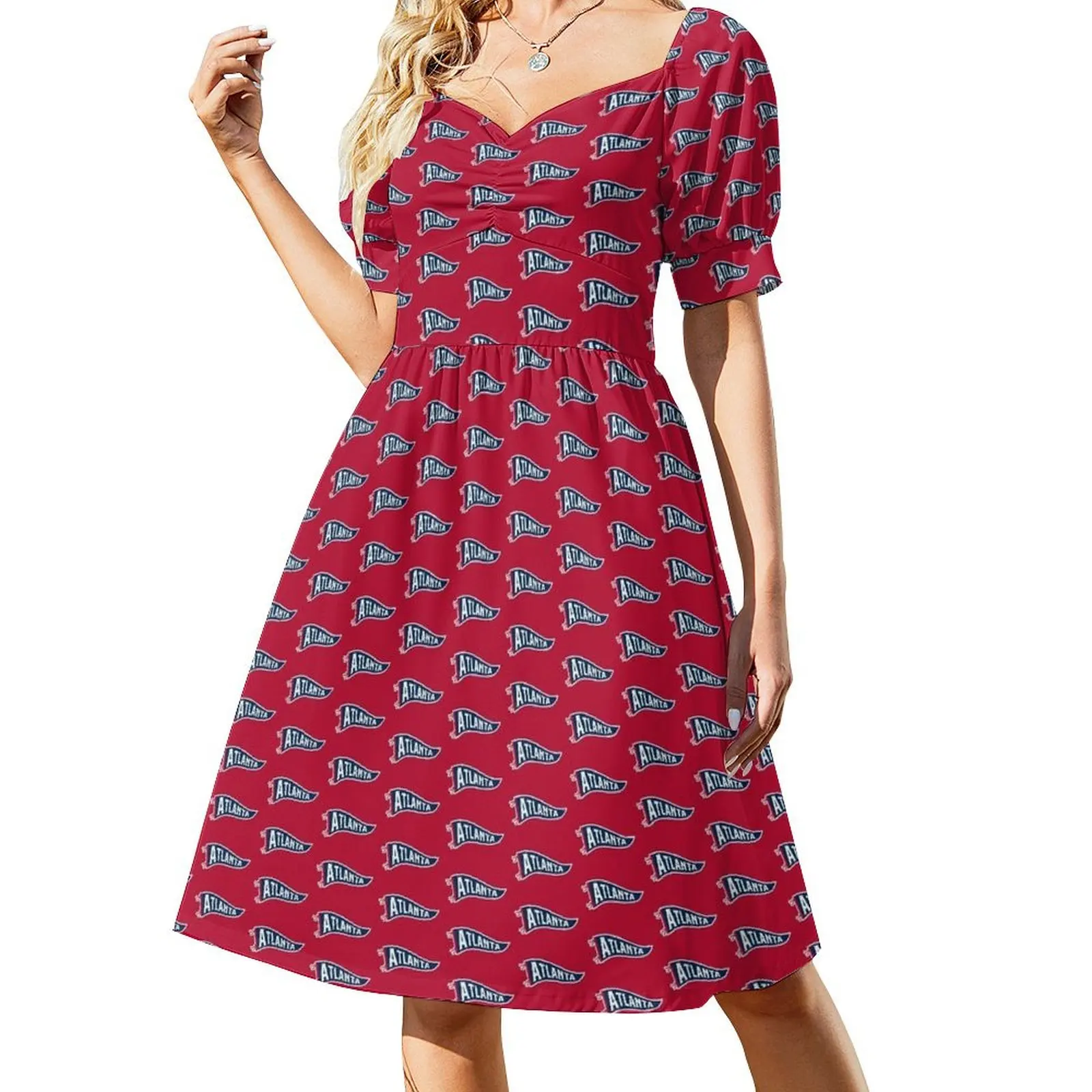 Atlanta Pennant - Red Short-Sleeved Dress dress women summer elegant guest wedding dress elegant women's dresses sale
Atlanta Pennant - Red Short-Sleeved Dress dress women summer elegant guest wedding dress elegant women's dresses sale