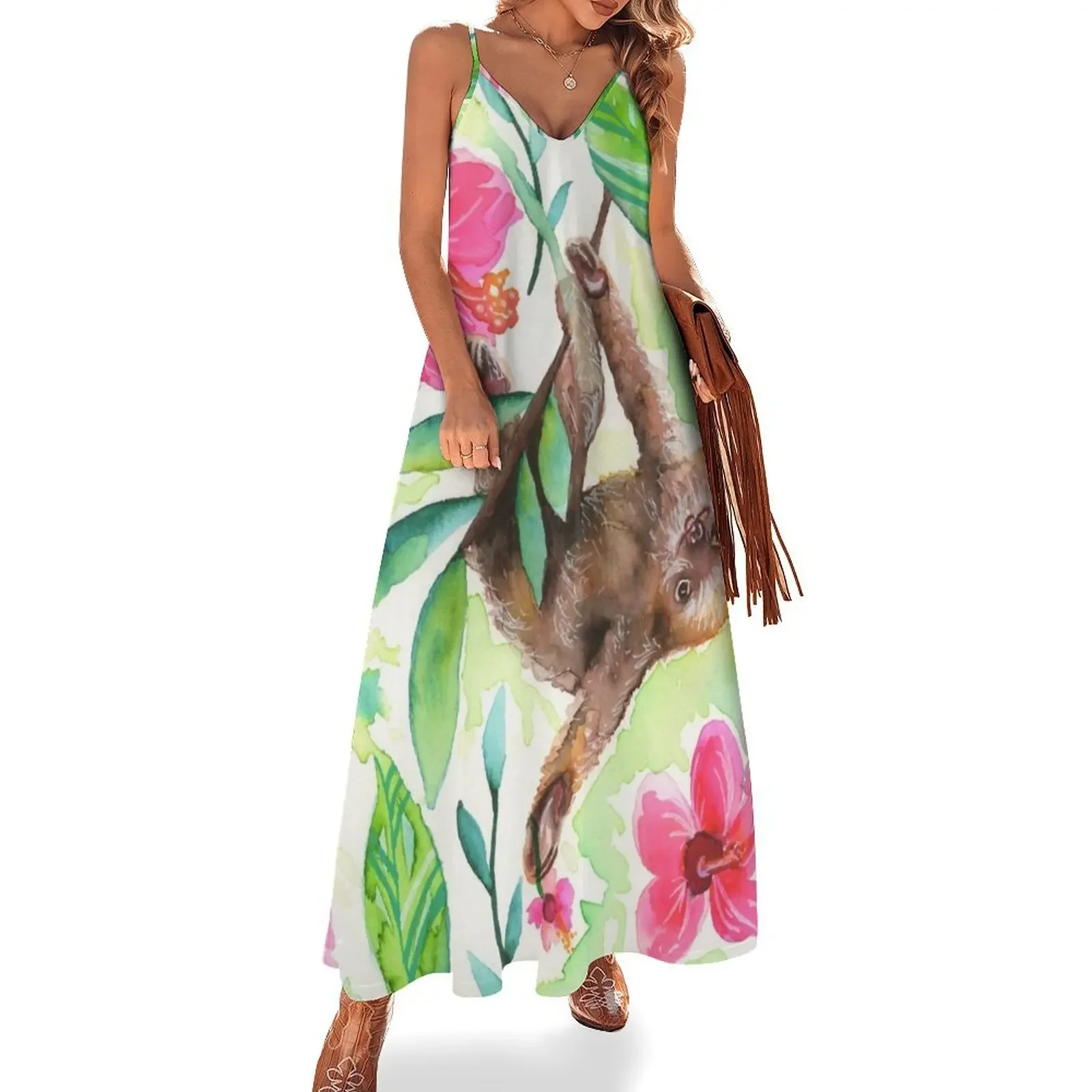 Sloth Sleeveless Dress Female clothing dress summer 2025 women Bride dresses loose summer dress
Sloth Sleeveless Dress Female clothing dress summer 2025 women Bride dresses loose summer dress