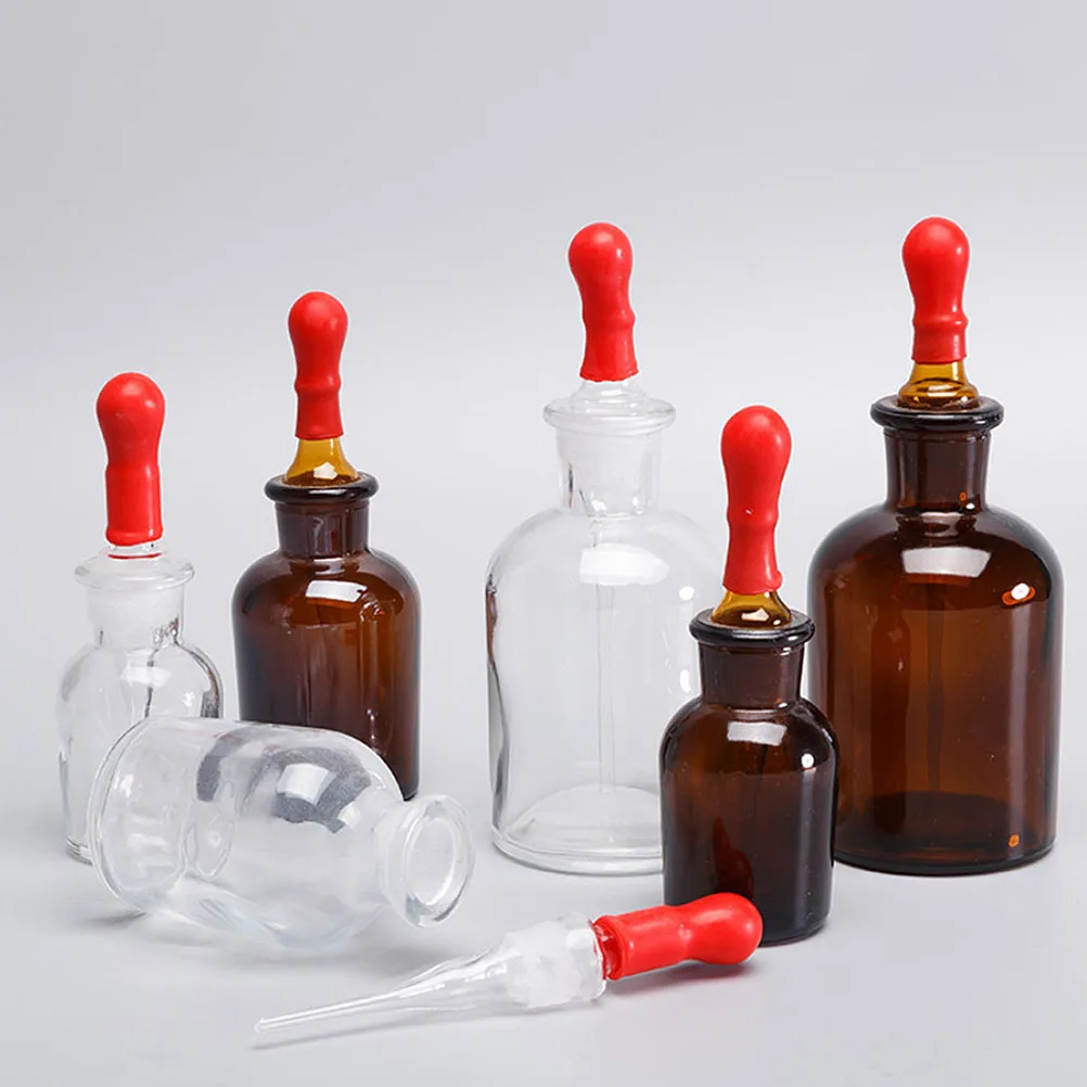 6Pcs White Brown Glass Dropping Bottle High-Quality Materials Practical Long-Lasting Easy-to-Press Liquid Filler Reusable
6Pcs White Brown Glass Dropping Bottle High-Quality Materials Practical Long-Lasting Easy-to-Press Liquid Filler Reusable