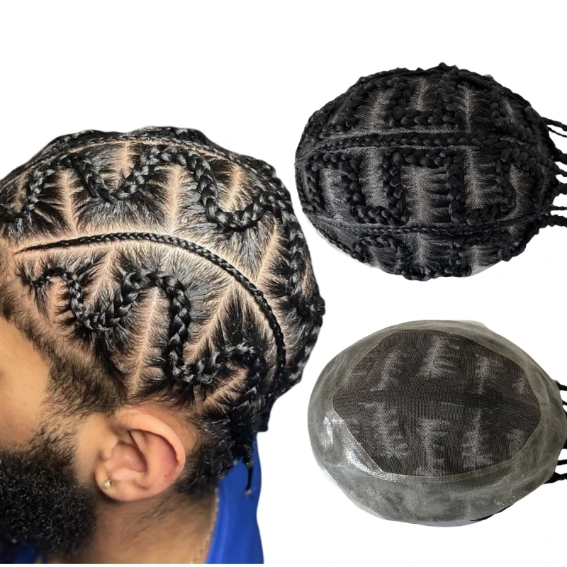 Malaysian Virgin Human Hair Pieces #1 Black Color Chinese Dragon Cornrow Braids Wide PU AUS Toupee 8x10 Lace with Poly Skin Unit
Malaysian Virgin Human Hair Pieces #1 Black Color Chinese Dragon Cornrow Braids Wide PU AUS Toupee 8x10 Lace with Poly Skin Unit