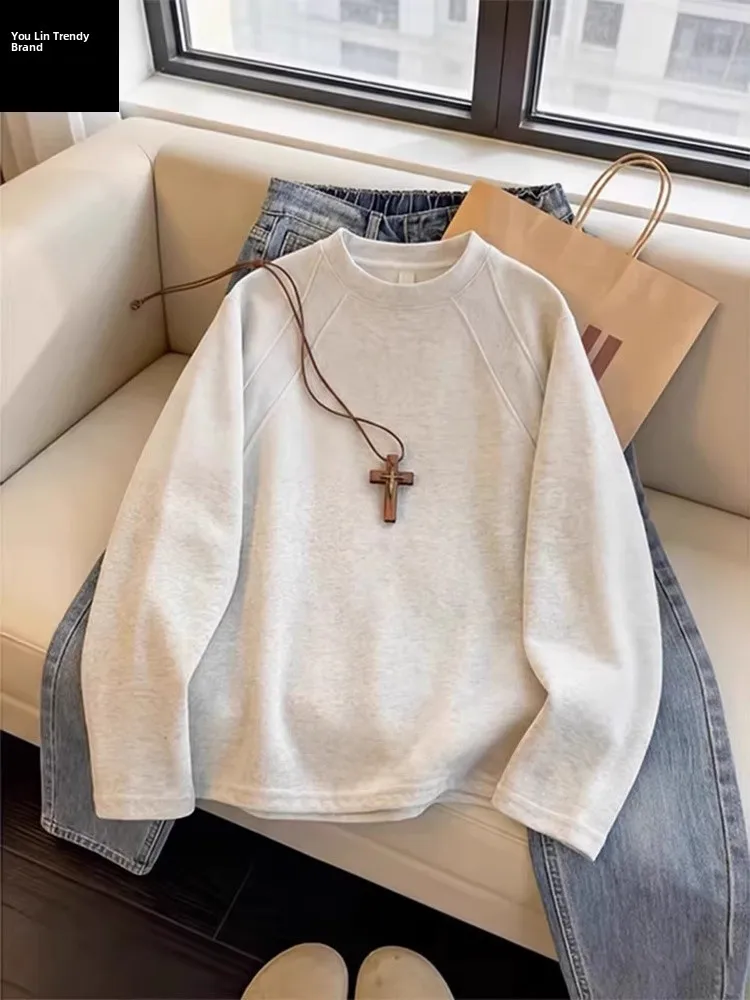 White ey Deconstructed oulder Long Sve Base irt American Sle Boxy Fit Men's Sweatirt Spring Autumn Heavy Du Pa...
White ey Deconstructed oulder Long Sve Base irt American Sle Boxy Fit Men's Sweatirt Spring Autumn Heavy Du Pa...