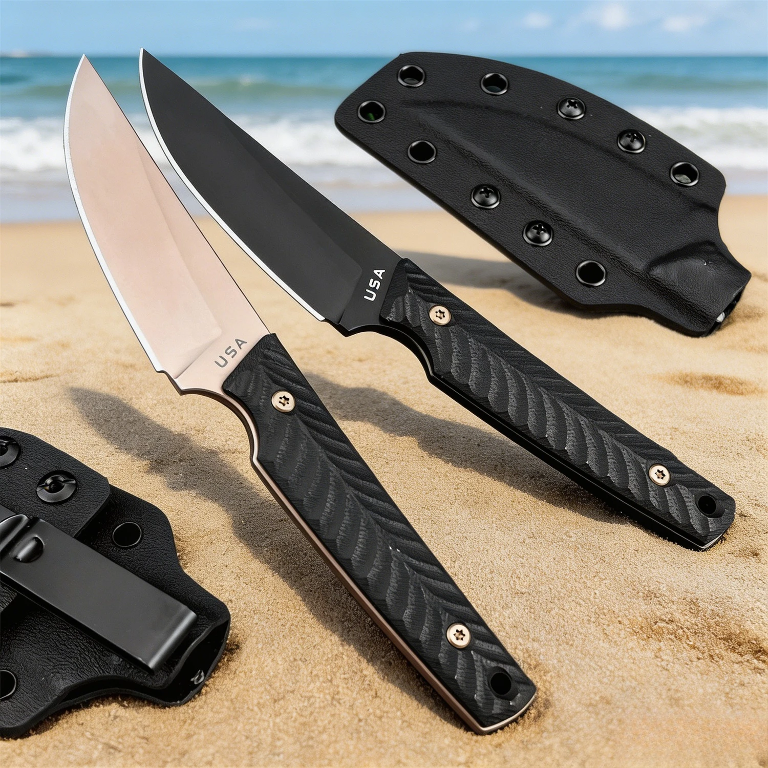Men Daily Carry Utility Knife, All Black Full Tang Steel Fixed Blade, Camping Fishing Essential Tool Knife for Men Women
Men Daily Carry Utility Knife, All Black Full Tang Steel Fixed Blade, Camping Fishing Essential Tool Knife for Men Women