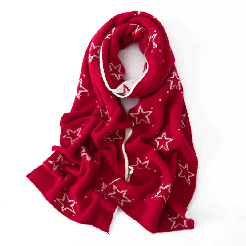 Женский высококачественный кашемировый шарф, модная звезда с вышивкой, зимняя теплая защита шеи, мягкая роскошная
Женский высококачественный кашемировый шарф, модная звезда с вышивкой, зимняя теплая защита шеи, мягкая роскошная