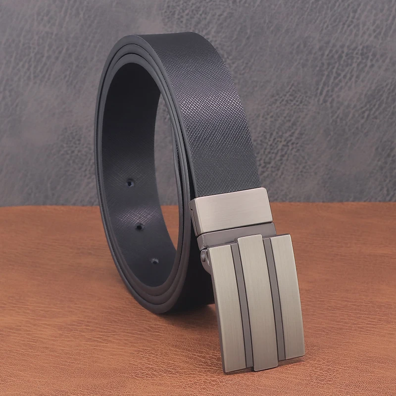 2.9cm Wide High Quality Slider Genuine Leather Belt Men's Designer Brand Business Belt Ceinture Homme Black White Adjustable
2.9cm Wide High Quality Slider Genuine Leather Belt Men's Designer Brand Business Belt Ceinture Homme Black White Adjustable