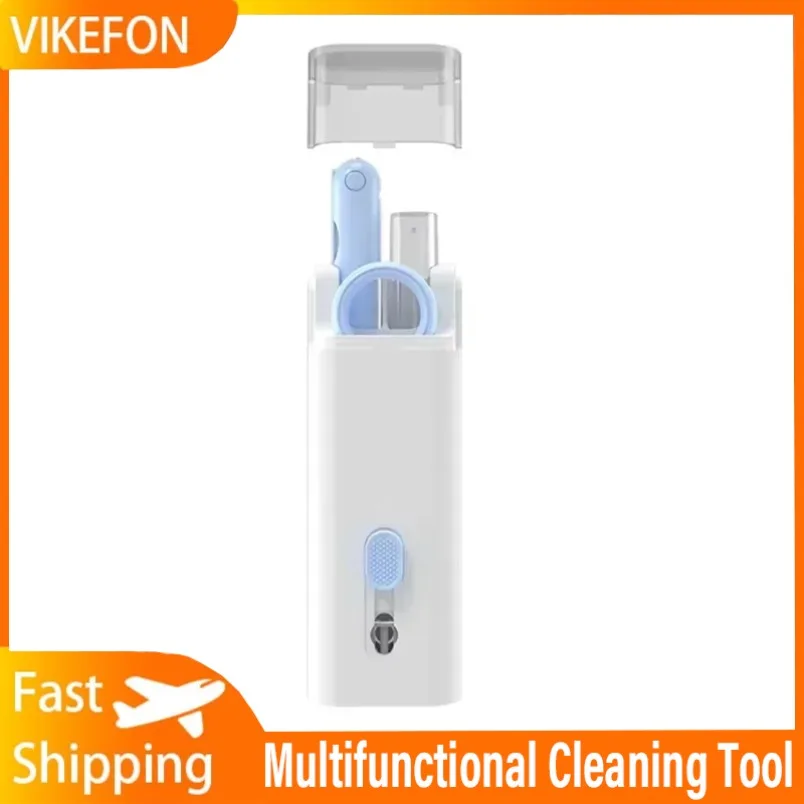 Многофункциональный инструмент для чистки 7-в-1, чистка экрана мобильного телефона, щетка для чистки клавиатуры ноутбука, ручка для чистки Bluetooth-гарнитуры
Многофункциональный инструмент для чистки 7-в-1, чистка экрана мобильного телефона, щетка для чистки клавиатуры ноутбука, ручка для чистки Bluetooth-гарнитуры