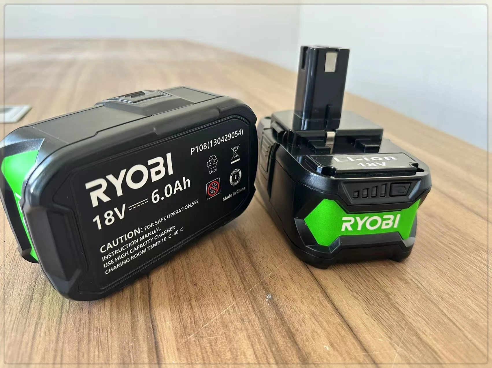Original Ryobi 18V Battery, for 18V 9000mAh Ryobi P108 P107 P105 P104 P103 P102 RB18L25 Power Tools Replacement Li-Ion Battery
Original Ryobi 18V Battery, for 18V 9000mAh Ryobi P108 P107 P105 P104 P103 P102 RB18L25 Power Tools Replacement Li-Ion Battery