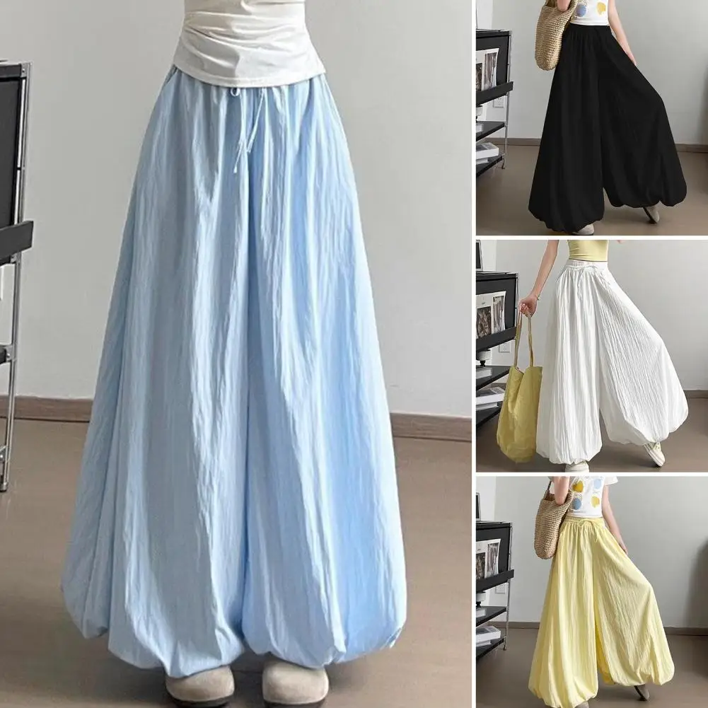 Pants Women Pants Women’s Wide Leg Pants with Elastic Waistband Adjustable Drawstring Pockets Loose Fit Summer Trousers Wear
Pants Women Pants Women’s Wide Leg Pants with Elastic Waistband Adjustable Drawstring Pockets Loose Fit Summer Trousers Wear