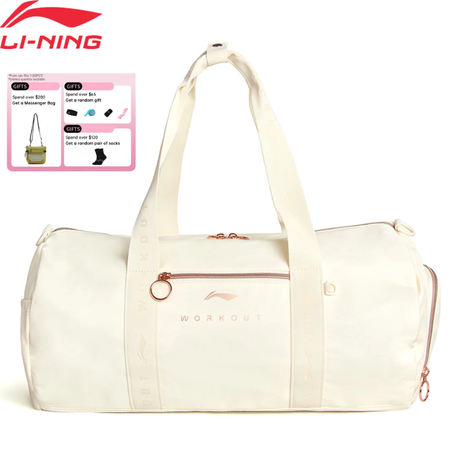 Li-Ning унисекс тренировочная сумка-ведро 445*240*240 мм 100% полиэстер большая вместимость фитнес-подкладка мужские и женские спортивные сумки ABLV001
Li-Ning унисекс тренировочная сумка-ведро 445*240*240 мм 100% полиэстер большая вместимость фитнес-подкладка мужские и женские спортивные сумки ABLV001