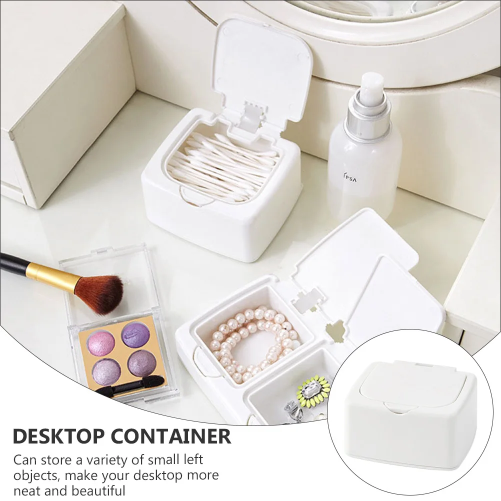 2pcs Desktop Storage Box Transparent Plastic Organizer For Small Sundries Clips Toothpicks Swabs Holder Gadget Container
2pcs Desktop Storage Box Transparent Plastic Organizer For Small Sundries Clips Toothpicks Swabs Holder Gadget Container