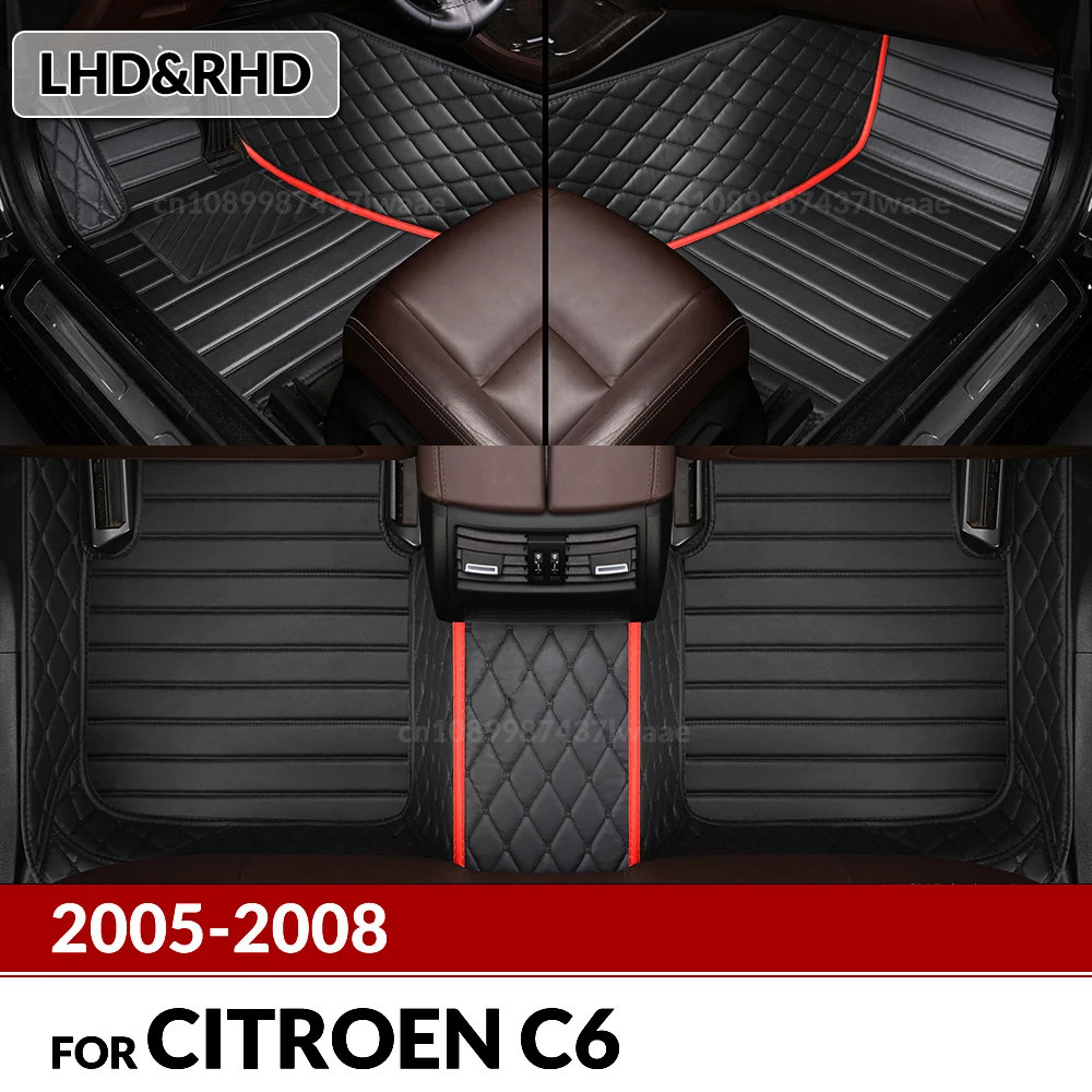 Car floor mats for Citroen C6 2005 2006 2007 2008 Custom auto foot Pads automobile carpet cover interior accessories
Car floor mats for Citroen C6 2005 2006 2007 2008 Custom auto foot Pads automobile carpet cover interior accessories