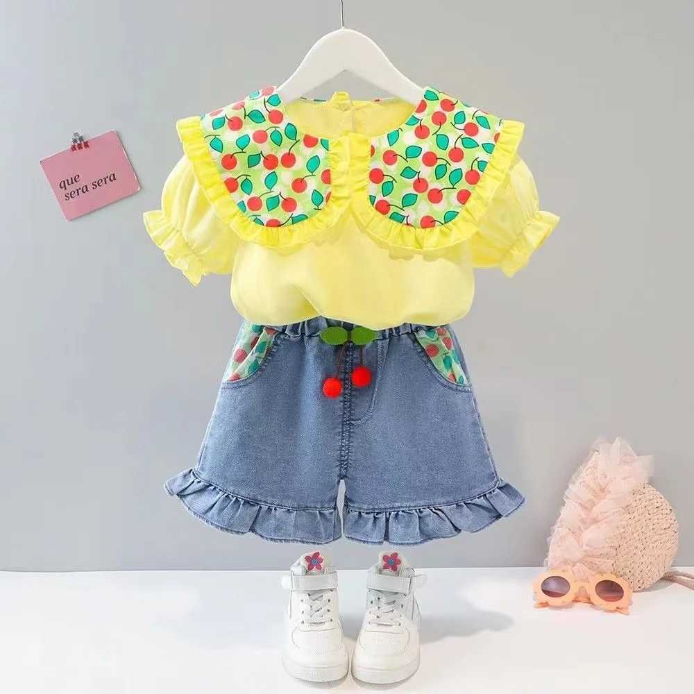 Girls' Clothing Sets Children Casual Clothing Summer T-shirt+Skirt Short Sleeve Tops Suits 2024 New Fashion 2 3 4 5 6 7 T
Girls' Clothing Sets Children Casual Clothing Summer T-shirt+Skirt Short Sleeve Tops Suits 2024 New Fashion 2 3 4 5 6 7 T