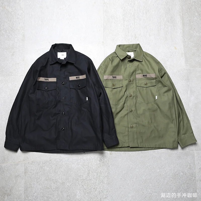 New model. All-cotton two-pocket workwear long-sleeved loose shirt can be used as a coat 25ss
New model. All-cotton two-pocket workwear long-sleeved loose shirt can be used as a coat 25ss