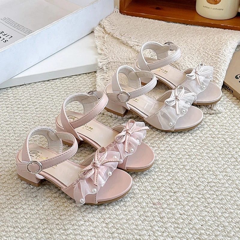 Girls Sandals with Lace Bow Kids Pearls Princess Low Heel Shoes Soft Sole Toddler Children Summer Dress Sandals 2026 New
Girls Sandals with Lace Bow Kids Pearls Princess Low Heel Shoes Soft Sole Toddler Children Summer Dress Sandals 2026 New