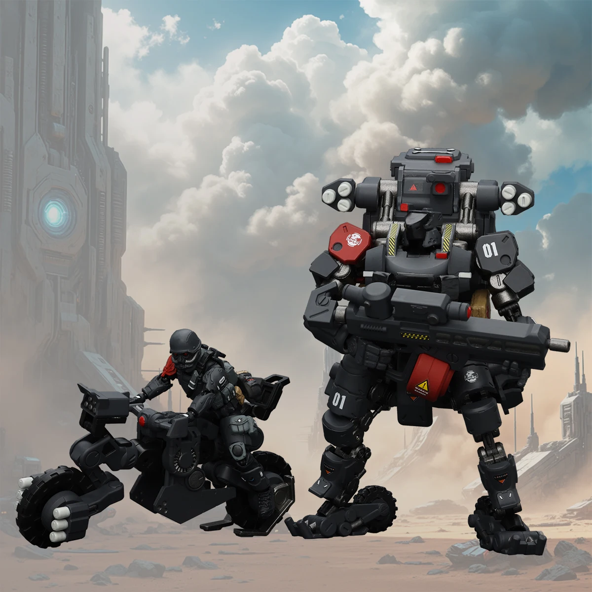 JOYTOY Fear XS-01 & 02 & 03 Mecha Pilot 1:25 Action Figure Movable Model Toy Anime Figure Gift Ornament JOYTOY Collection
JOYTOY Fear XS-01 & 02 & 03 Mecha Pilot 1:25 Action Figure Movable Model Toy Anime Figure Gift Ornament JOYTOY Collection