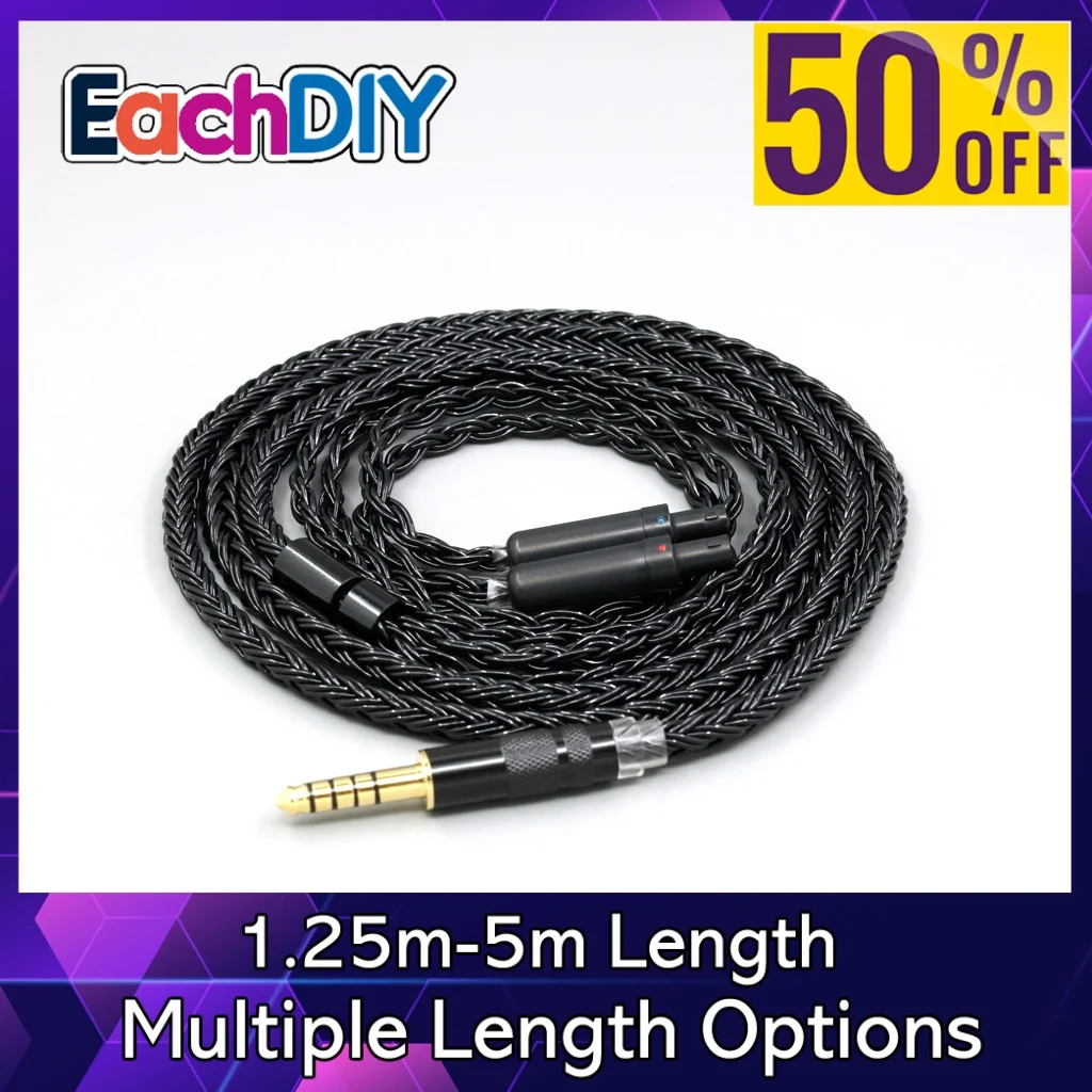16 Core Black Braided Hifi Aduio Earphone Cable For Sennheiser HD820 HD800 HD820s HD800s Dharma D1000 Headphone LN008865
16 Core Black Braided Hifi Aduio Earphone Cable For Sennheiser HD820 HD800 HD820s HD800s Dharma D1000 Headphone LN008865