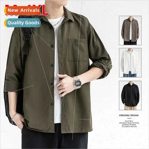 Men's Cotton Heavyweight Long Sve irt 2023 Spring Fall Seasonal Faion Cusizable Design Service Accory Belt Bule
Men's Cotton Heavyweight Long Sve irt 2023 Spring Fall Seasonal Faion Cusizable Design Service Accory Belt Bule