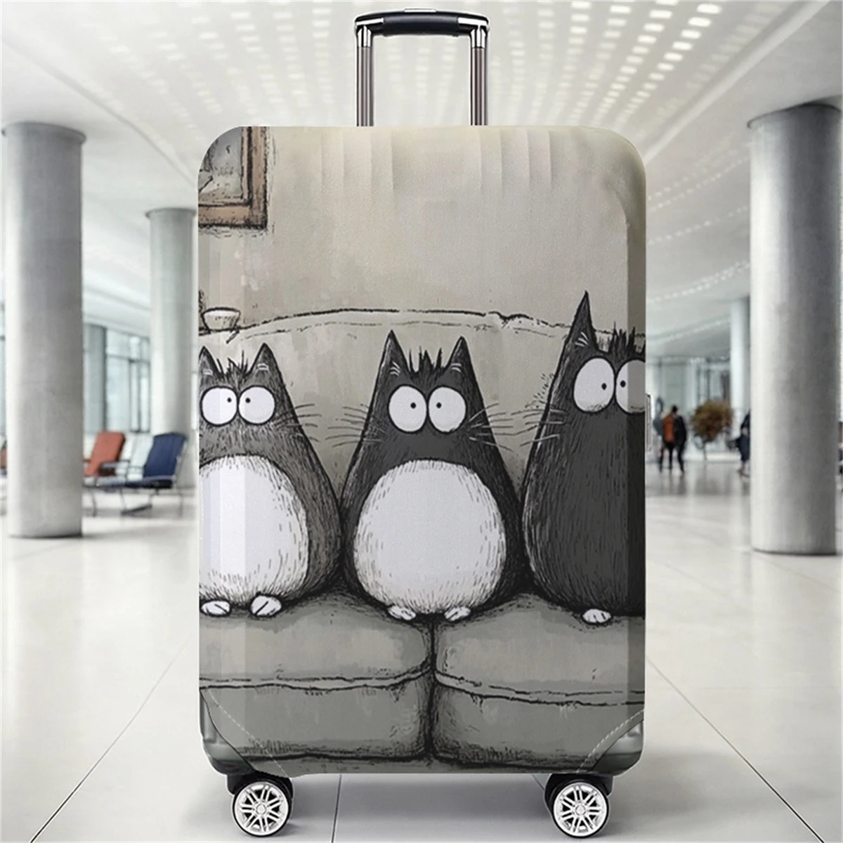 Totoro pattern luggage protection cover, suitable for 18-32 inch luggage covers, luggage handle gloves, travel accessories
Totoro pattern luggage protection cover, suitable for 18-32 inch luggage covers, luggage handle gloves, travel accessories