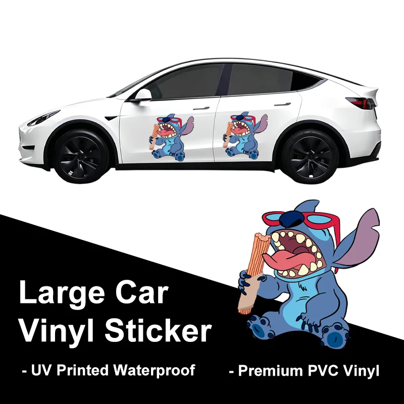 Lilo & Stitch Large Size Car Stickers Cute UV Craft Decals Waterproof for Car Rear Window Glass Handmade DIY Ornament
Lilo & Stitch Large Size Car Stickers Cute UV Craft Decals Waterproof for Car Rear Window Glass Handmade DIY Ornament