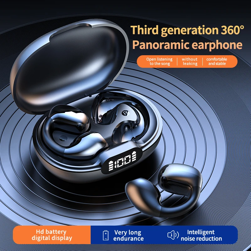 Soleeanre Portable Wireless Headphone Sports Earphone Earbud Ear Clip Design Calling HiFi Sound With Microphone
Soleeanre Portable Wireless Headphone Sports Earphone Earbud Ear Clip Design Calling HiFi Sound With Microphone