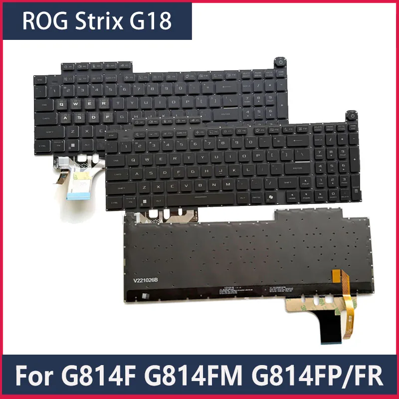For Rog Strix G18 G814F G814Fm G814Fp 2025 Model Keyboard Keys, Keycaps, Brackets, Buttons, Laptop Parts
For Rog Strix G18 G814F G814Fm G814Fp 2025 Model Keyboard Keys, Keycaps, Brackets, Buttons, Laptop Parts