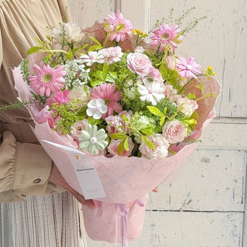 50x70cmFlower Shop Packaging Materials Spring Thicken Handmade Colored Hemp Paper Birthday Bouquet Gift DIY Handmade Craft Paper
50x70cmFlower Shop Packaging Materials Spring Thicken Handmade Colored Hemp Paper Birthday Bouquet Gift DIY Handmade Craft Paper