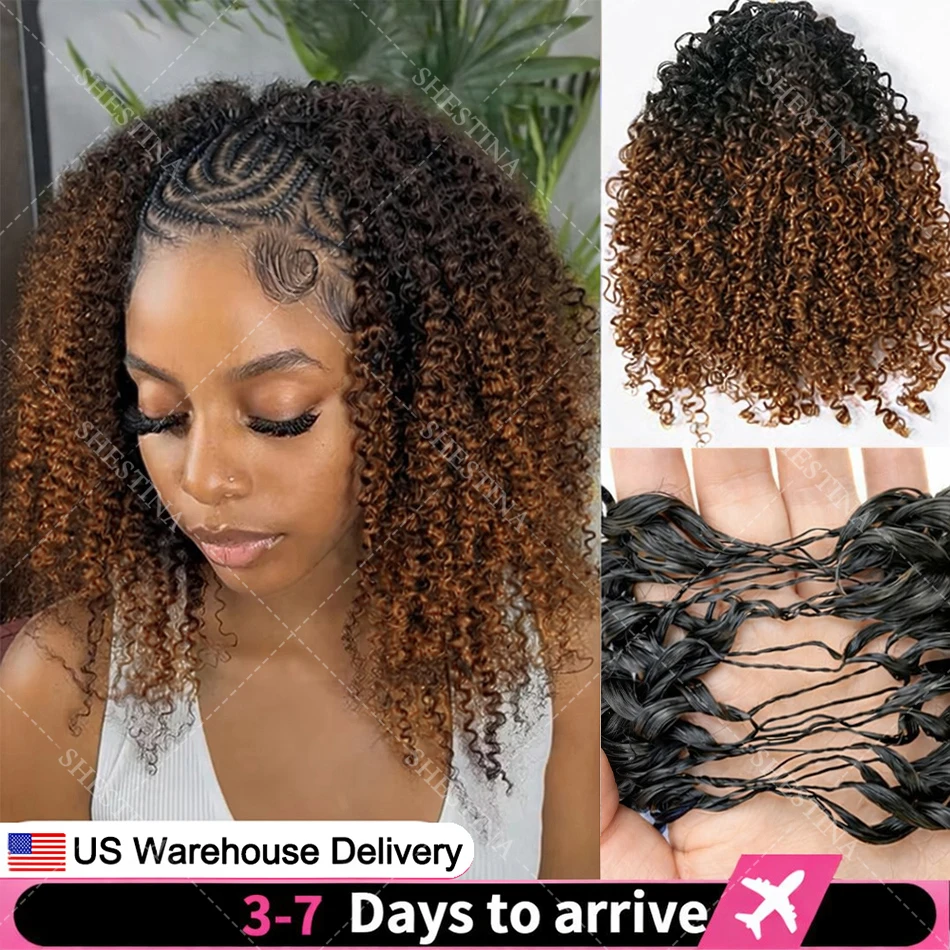 T1B/30 Ombre Blonde Feather Crochet Hair Extensions Pre-Separated Knotless Kinky Curly Feather Crochet Braids Hair For Women
T1B/30 Ombre Blonde Feather Crochet Hair Extensions Pre-Separated Knotless Kinky Curly Feather Crochet Braids Hair For Women