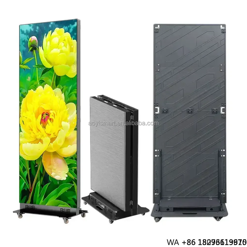 Portable Kiosk LED Totem Display P1.53 P1.86 P2 P2.5 Floor Standing Digital Poster Screen
Portable Kiosk LED Totem Display P1.53 P1.86 P2 P2.5 Floor Standing Digital Poster Screen