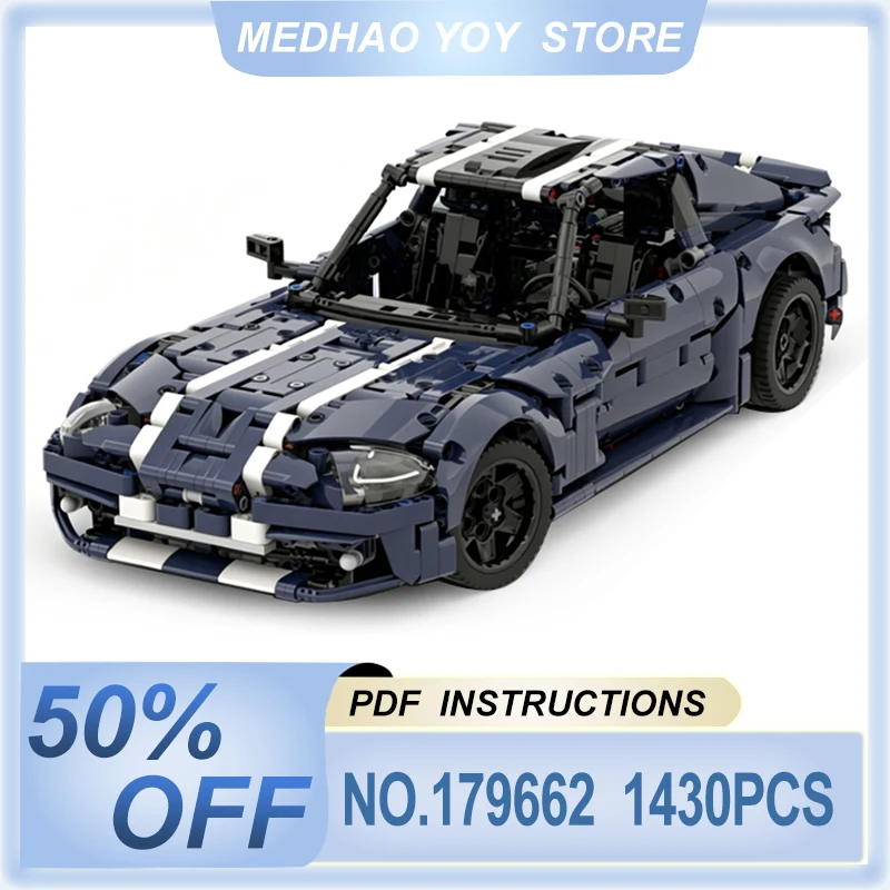 IN STOCK MOC-179662 Technical New Cool Sport Speed Vehicle Building Blocks Model MOC Creative Puzzle DIY Toys Brithday Gifts Boy
IN STOCK MOC-179662 Technical New Cool Sport Speed Vehicle Building Blocks Model MOC Creative Puzzle DIY Toys Brithday Gifts Boy