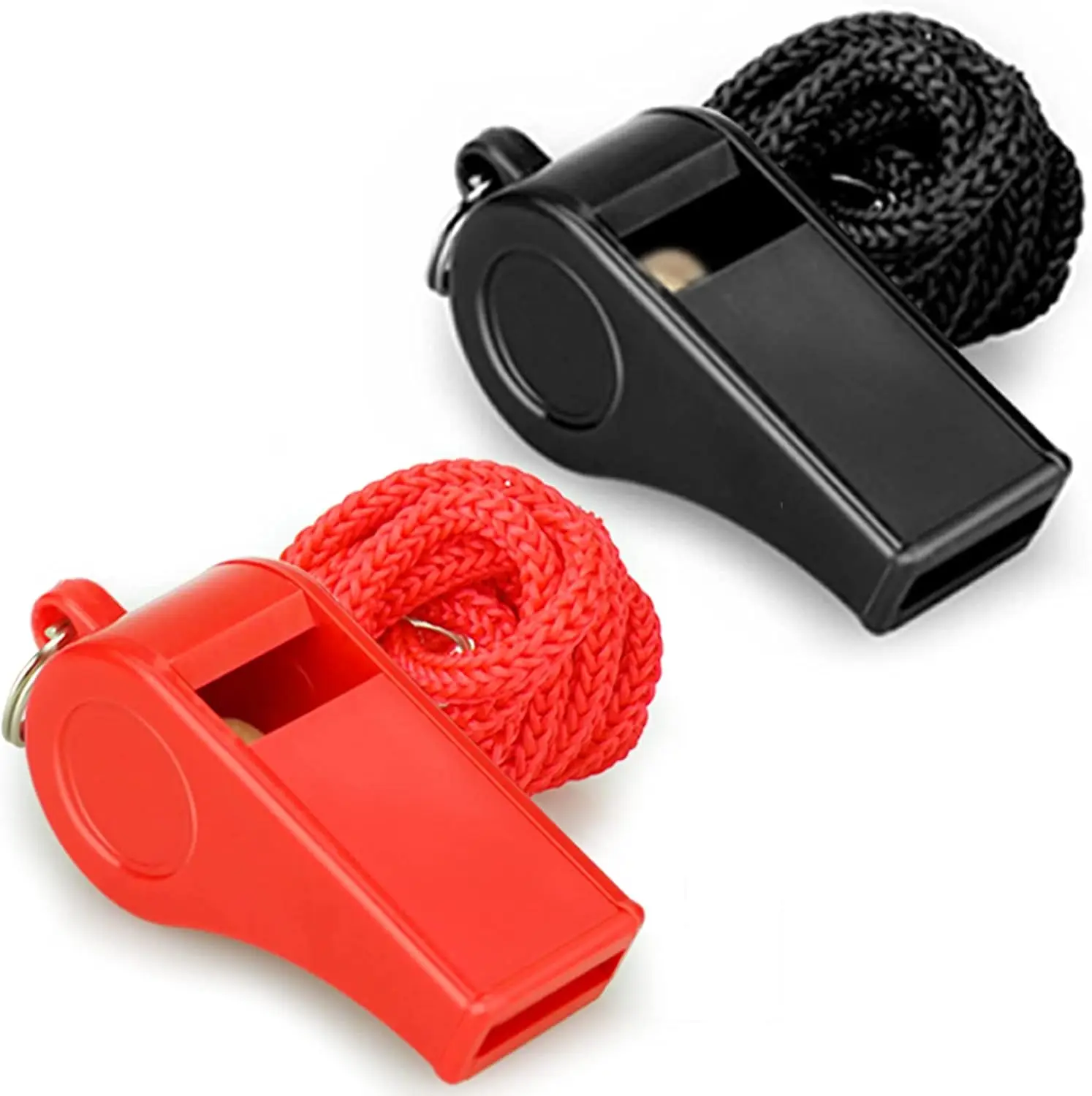 Loud Crisp Whistle with Lanyard, Pea Whistle for Coaches, Referees, Training, Emergency Survival (Black/Red)
Loud Crisp Whistle with Lanyard, Pea Whistle for Coaches, Referees, Training, Emergency Survival (Black/Red)