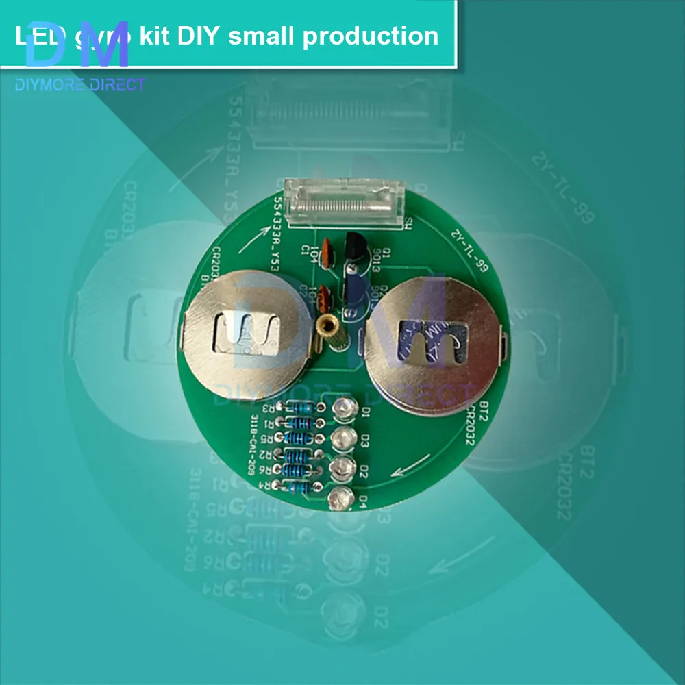 Colorful Control Rotating LED Light kit Electronic Manufacturing diy kit Spare Parts Student Laboratory
Colorful Control Rotating LED Light kit Electronic Manufacturing diy kit Spare Parts Student Laboratory