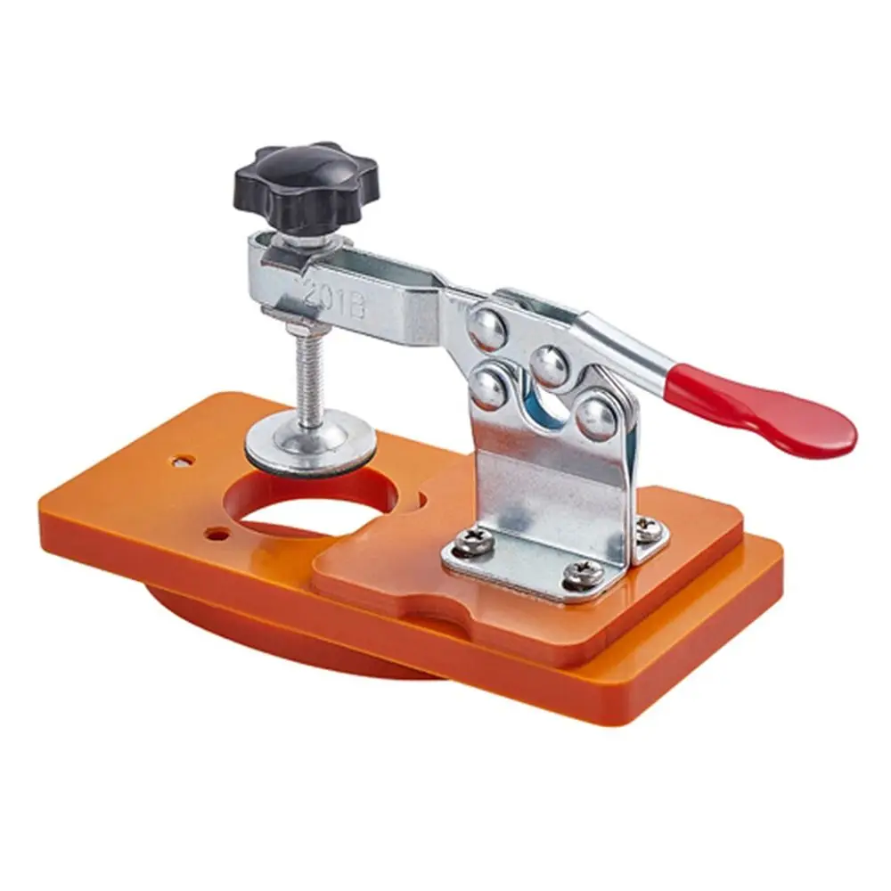 1Pcs 35mm Hinge Boring Jig Bakelite with Fixture Hole Drilling Guide Locator Woodworking Hole Opener Template for Door Cabinets
1Pcs 35mm Hinge Boring Jig Bakelite with Fixture Hole Drilling Guide Locator Woodworking Hole Opener Template for Door Cabinets