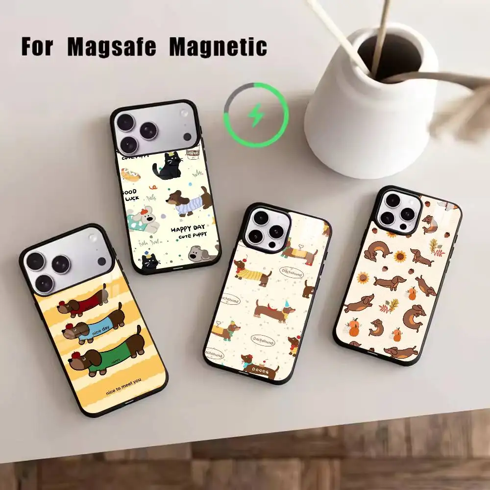 Dog Autumn Dachshund Phone Case For iPhone17,16,15,14,13,12,11 Plus,Pro Magnetic For Magsafe Wireless Charging
Dog Autumn Dachshund Phone Case For iPhone17,16,15,14,13,12,11 Plus,Pro Magnetic For Magsafe Wireless Charging
