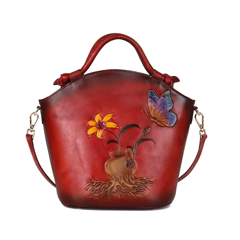 2024 Women's Fashion Emboss Butterflies and Flowers Retro Handbag Bucket Bag Shoulder Crossbody Bag Top Handle Office Daily
2024 Women's Fashion Emboss Butterflies and Flowers Retro Handbag Bucket Bag Shoulder Crossbody Bag Top Handle Office Daily